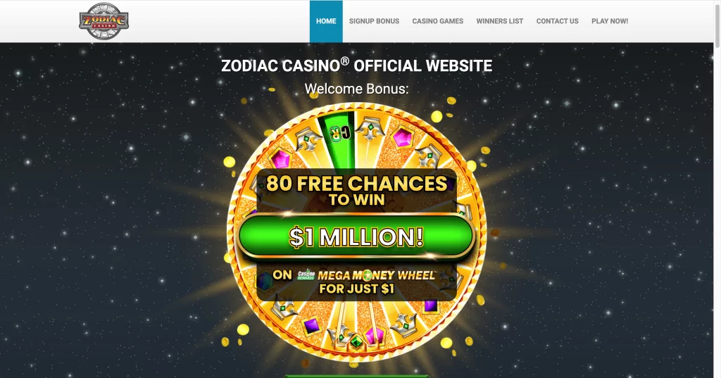 casino zodiac login